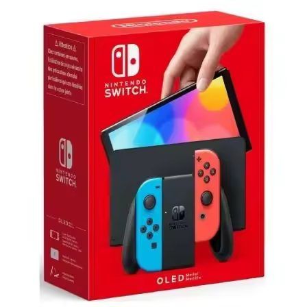 Nintendo Switch Versión OLED Azul Neón/Rojo Neón/ Incluye Base/ 2 Mandos Joy-Con - 1