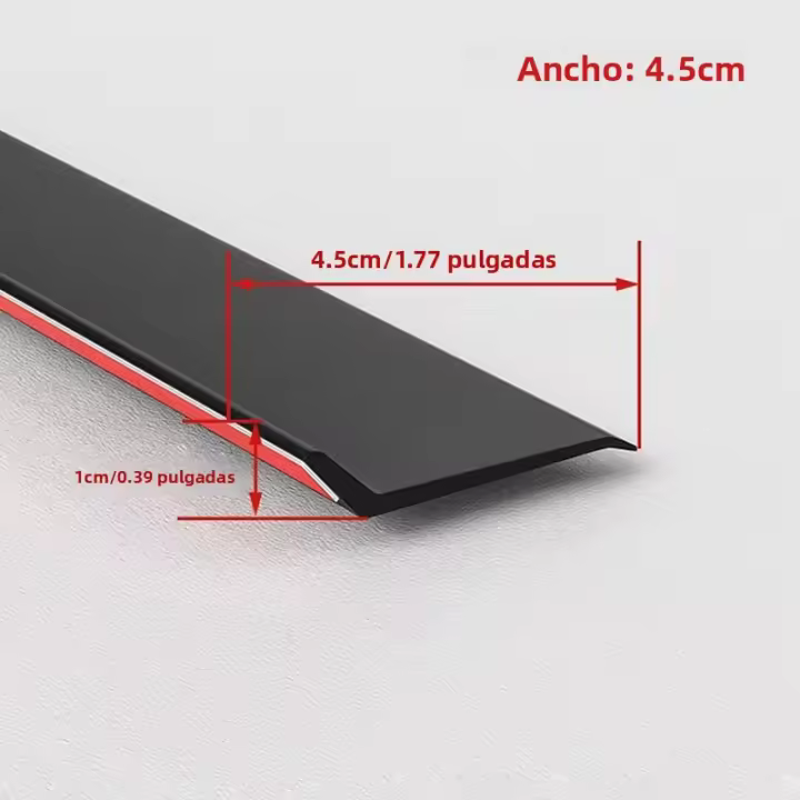 Barra De Bloqueo De Agua Para Ventanas Deslizantes 100cm Material De Goma Aislante Y Resistente Al Viento Para Hogar Y Balcones - 1