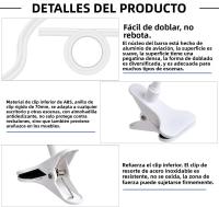 Soporte De Cámara Portátil Sin Perforar Para Cuna Kit De Montaje Flexible Para Monitor De Bebé Y Cámara Accesorio De Cribado Material Plástico - details 3