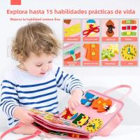 Libro De Actividades Montessori Para Bebés Juguetes Educativos Portátiles Fomentan Los Habilidades De Mano-Eje Para Niños De 3-6 Años - details 15