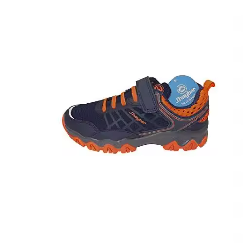 J'hayber Zapatillas Niño Riado Blue Pistacho/Naranja - Textil Transpirable, Suela PU, Cordones - 1