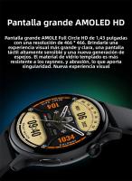 Reloj Inteligente AMOLED Verdadero 2026 Para Mujer Pantalla Siempre Encendida 466*466 HD Monitor De Salud Llamada Por Voz NFC Reloj Inteligente De Moda - details 2