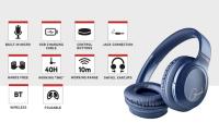 NGS ARTICA GREED: Auriculares Inalámbricos Bluetooth 5.1 | 40hr Autonomía | Ligero | Plegable con Micrófono - details 7