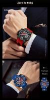 Reloj De Deporte Para Hombre MINI FOCUS Con Grande Dial Luminoso Multifuncional Resistente Al Agua Cuarzo Silicona Correa 220mm - details 15