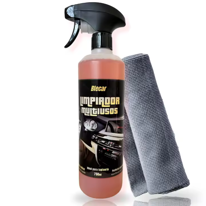 Blecar - APC Limpiador Multiusos para Coche - Todo en Uno - Limpieza Interior y Exterior - Ideal para Tapicerías, Plásticos, Llantas y Motor - Listo para Usar - Elimina Suciedad Difícil - Limpieza Profunda de Carrocería y Habitáculo - Limpiador APC Profes - 1