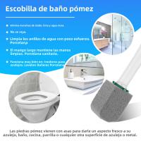 Cepillo De Inodoro Con Piedra De Pimice 10/20Pcs Herramientas De Limpieza Para Lavabo Y Azulejos Eliminador De Escoria Y Rostro Con Mango Y Asiento - details 6