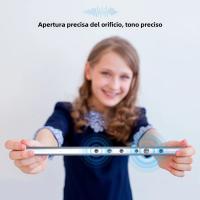 Flute De Tin Penny Irlandés Tradicional 6 Agujeros Instrumento Musical De Viento Para Principiantes Intermedios Y Expertos En La Clave De C - details 20