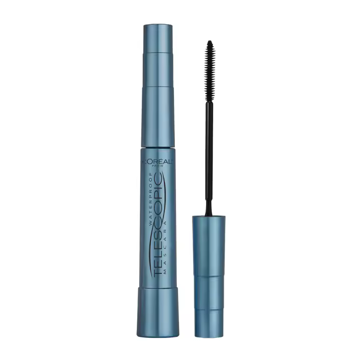 L'Oréal París | Máscara de pestañas Telescopic Lift Waterproof, longitud en tus pestañas y resistente al agua. - 1
