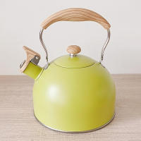 Hervidor de agua con silbato europeo de 2,5l, tetera de acero inoxidable, hervidor de agua, olla de silbato de cocina, fondo plano, duradero, utensilios de cocina - details 3