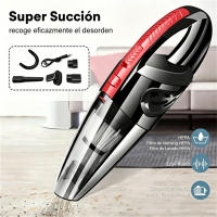 Aspiradora sin Cable Inalámbrica de 120 W, Portátil, Inalámbrica, para el Hogar, con Succión Potente y Práctica, Adecuado para La Limpieza Del Hogar y Del Coche. - details 1