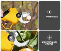 Tijeras Eléctricas De Podar Sin Cable 50mm Para Árboles De Fruta Bonsái Y Jardín Corte De Ramas Compatible Con Batería Dewalt 20V - details 10