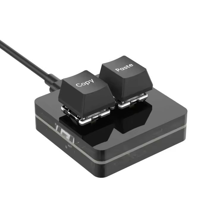 Teclado Mini USB-C Personalizado Con LED RGB Y Macro Programables Teclas 2 3 6 Con Interruptores Mecánicos Hot Swap Para Desktop Y Laptop - 1