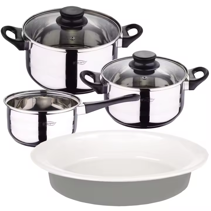 Pack batería de cocina 5 piezas + fuente ovalada de 36CM – SAN IGNACIO - 1