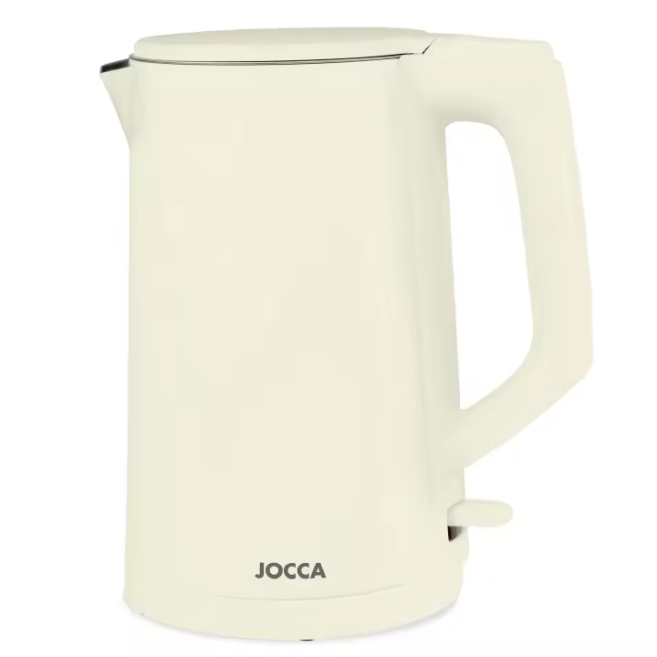 Hervidor Eléctrico Retro Jocca 1,7L acero inoxidable 304, con controlador de temperatura STRIX, tapa de seguridad, diseño vintage, 1500W de potencia, hervidor rápido y eficiente, ideal para infusiones y cocina diaria. - 1