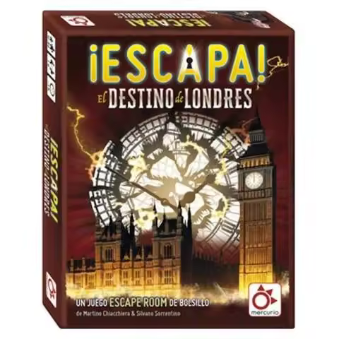 Mercurio - Juego de Mesa Misión Secreta en Londres: Desactiva los Dispositivos antes de la Medianoche, Juego de Estrategia y Cooperación para 1-6 Jugadores - 1
