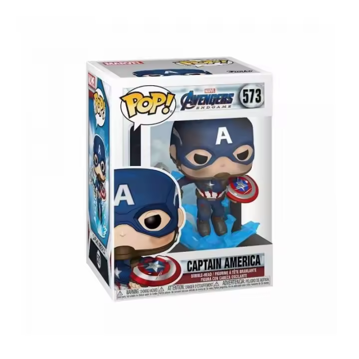 FUNKO POP MARVEL: ENDGAME - CAPTAIN AMERICA W/BROKENSHIELD & MJOLNIR - 1