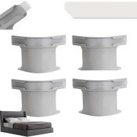4Pcs Soporte De Sábanas Invisibles Resistentes Para Cama Con Cinturones Elásticos Y Clip De Plástico Para Mantener Las Sábanas En Su Lugar Ajustables Para Todas Las Matraces - details 0