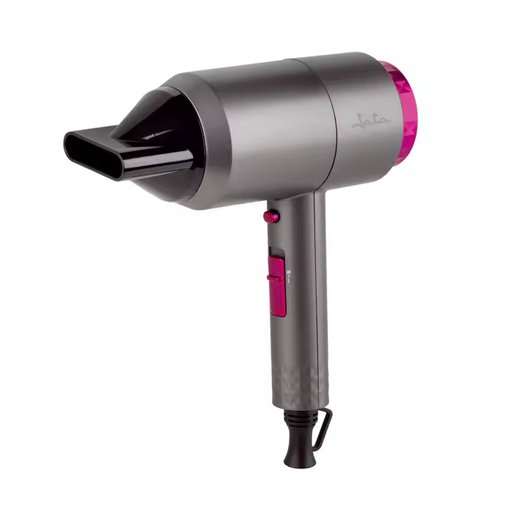 Jata Secador de Pelo Compacto con Dos potencias, Concentrador de Aire extraplano, Pulsador de Fase fría instantánea, Filtro Posterior extraíble, Ligero y ergonómico - SC43B - 1