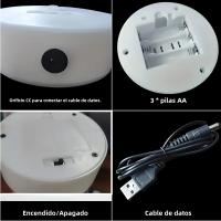 Luz De Neón De Cactus Tropical USB/batería Para Ambiente De Fiesta De Verano Regalo De Cumpleaños Luz De Countertop Moderna Para Sala - details 4