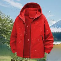 Chaqueta De Cierre Para Mujer Casual Con Capucha Color Sólido Transpirable Impermeable Y Antigolpes Para Camping Y Escalada Al Aire Libre - details 72