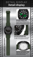 Reloj Deportivo Para Hombre SANDA Impermeable Con Pantalla Dual Luz Luminosa Militar Cuarzo Reloj Digital De Lujo Con Calendario Completo Resistente Al Choque - details 20