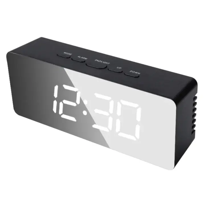 Reloj De Despacho Digital LED Reloj De Mesa Para Dormitorio Y Oficina Con Temperatura Para Adolescentes Y Niños - 1