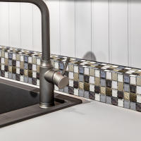 Papel Tapiz De Mosaico Impermeable Autoadhesivo 3D Para Cocina Baño Decoración Del Hogar Adhesivo De Pared PVC Clásico - details 34