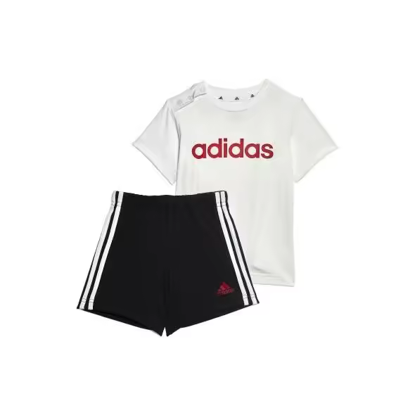 ADIDAS I LIN CO T SET CONJUNTO BB BLANCO/NEGRO - 1