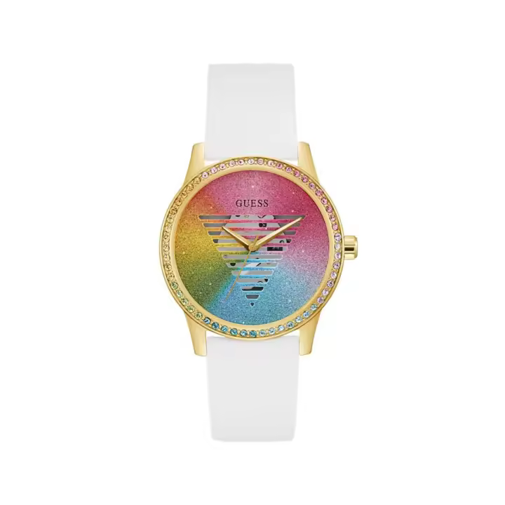 Guess Reloj Mujer Analogico Cuarzo con Correa de Silicona GW0589L1 - 1