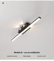 Lámpara De Techo LED Moderna Para Sala De Estar Decoración De Hogar Y Dormitorio Con Luz Variable De 3 Colores Instalación Suelta - details 16