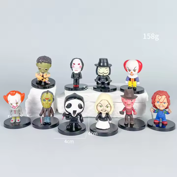 Figura Miniatura De 7cm De Jack Skellington Del Nightmare before Christmas Juguete De Muñeco De Halloween Divertido Y Horrible Ornamento Para Coleccionistas Unisex - 1