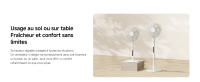 Oficial | Mijia Smart Standing Fan Pro Slim, Diseño ultradelgado, Fácil de guardar, Funcionamiento con control remoto o táctil, Compatible con carga portátil Type-C - details 12
