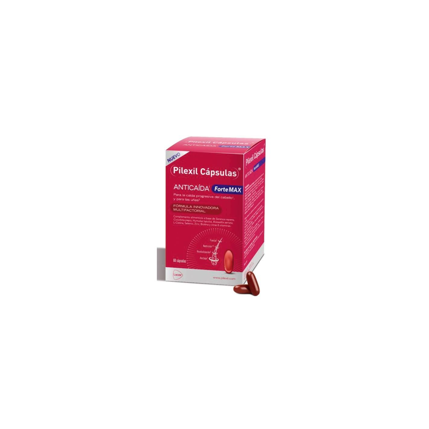 Pilexil Capsulas Anticaida Fortemax 60 capsulas