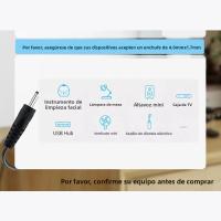 Cable De Poder DC 4.0mm X 1.7mm Con Interruptor ON/OFF USB Tipo C Hembra a DC 5V Para Webcam Router Cámara Mini Ventilador DVR Escáner - details 5