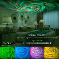 Lámpara De Proyección Estelar Vórtice 2024 Con Control Remoto Dinámico Luz De Noche Decorativa Para El Dormitorio Iluminación Atmosférica Con Ondas De Agua - details 5