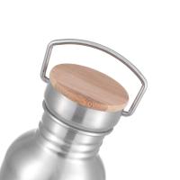 Botella De Agua Para Ciclismo De Acero Inoxidable Deportivo Fitness a Prueba De Fugas Botella Metálica Monolitica Aislada - details 5