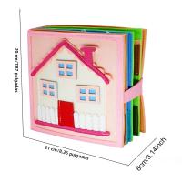 Libro Ocupado De Montessori Para Niñas Juguetes Educativos De Aprendizaje Temprano En La Guardería Actividades Diarias De Aprendizaje Viajes - details 17