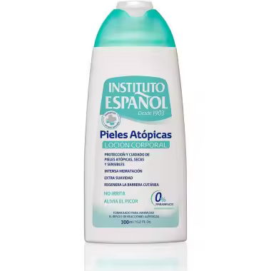 Loción Corporal Piel Atópica Instituto Español 300 ml | Hidratación Ligera y Alivio Diario - 1