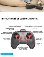 Avión De Combate Remoto Con Luz RC Helicóptero Avión De Juguete De Espuma Control Remoto 2.4G Estilo De Acrobacia Para Interior Y Exterior - details 10