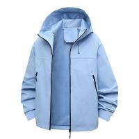 Chaqueta De Cierre Para Mujer Casual Con Capucha Color Sólido Transpirable Impermeable Y Antigolpes Para Camping Y Escalada Al Aire Libre - details 52