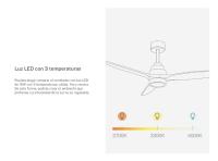 CREATE - Ventilador de techo 40W silencioso motor blanco aspas 100% madera oscura, varios tamaños - WIND STYLANCE - details 4