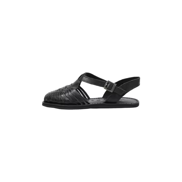 Mexas AZTECA Sandalias Planas Mujer Negro - 1