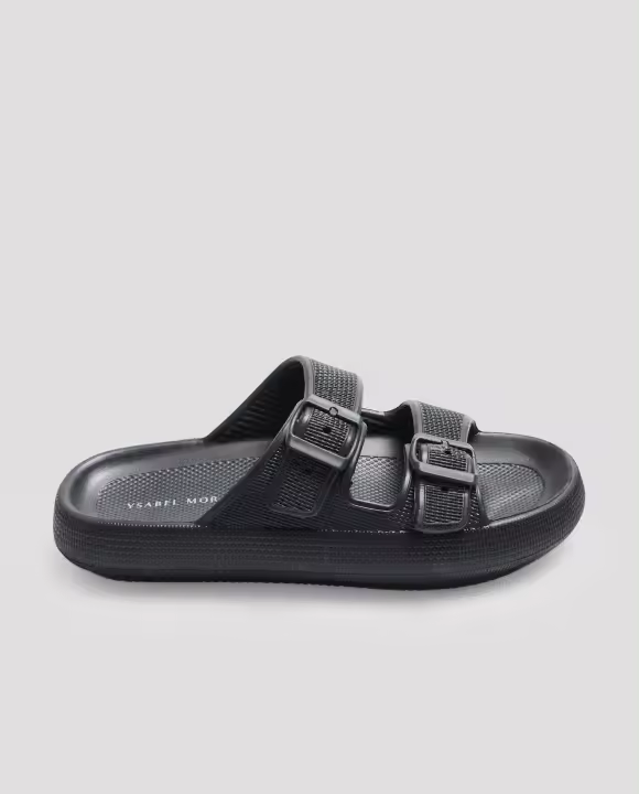 Ysabel Mora - Chanclas de playa hebillas antideslizantes extra comfort negro - 1