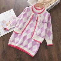 Conjunto De Ropa De Niña Melario Princesa Cartoon Suéteres Y Abrigos Con Volante 2PCS Ropa De Invierno Para Niñas Talla 4-6Años - details 17