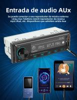 BQCC 1 Din Jugador De MP3 Para Coche Con Audio De Bajo Fuerte Pantalla LCD De Matriz De Puntos Protección De Línea Localizador De Coche Colorido - details 6