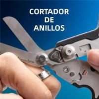 Tijeras De Emergencia Médica Plegables 6 En 1 Kit De Primeros Auxilios Para Supervivencia Al Aire Libre Herramienta EDC Con Funda Accesorio - details 4
