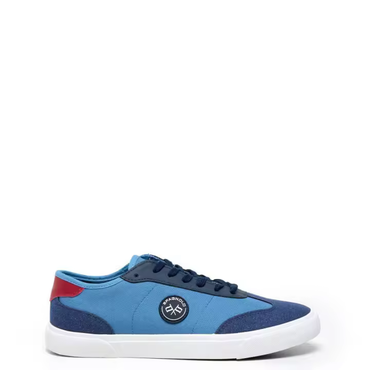 Spagnolo 40020 Zapatillas para hombre azul marino en textil y sintético 40020-107 - 1