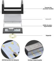 Lámpara De Pared Exterior Aluminio Impermeable Sconce Para Porche Iluminación De Jardín Vestíbulo Interior Decoración De Sala De Estar Fuente De Luz LED - details 9