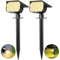 Luces Solares Para Paisaje 46 LED IP65 Impermeables Con 3 Modos Luz Solar Para Jardín Camino Iluminación De Jardín Moderna - details 0