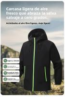 Chaqueta De Trabajo Funcional Para Hombre Americana Impermeable Y a Prueba De Viento Para Montañismo Al Aire Libre En Primavera Y Otoño - details 2